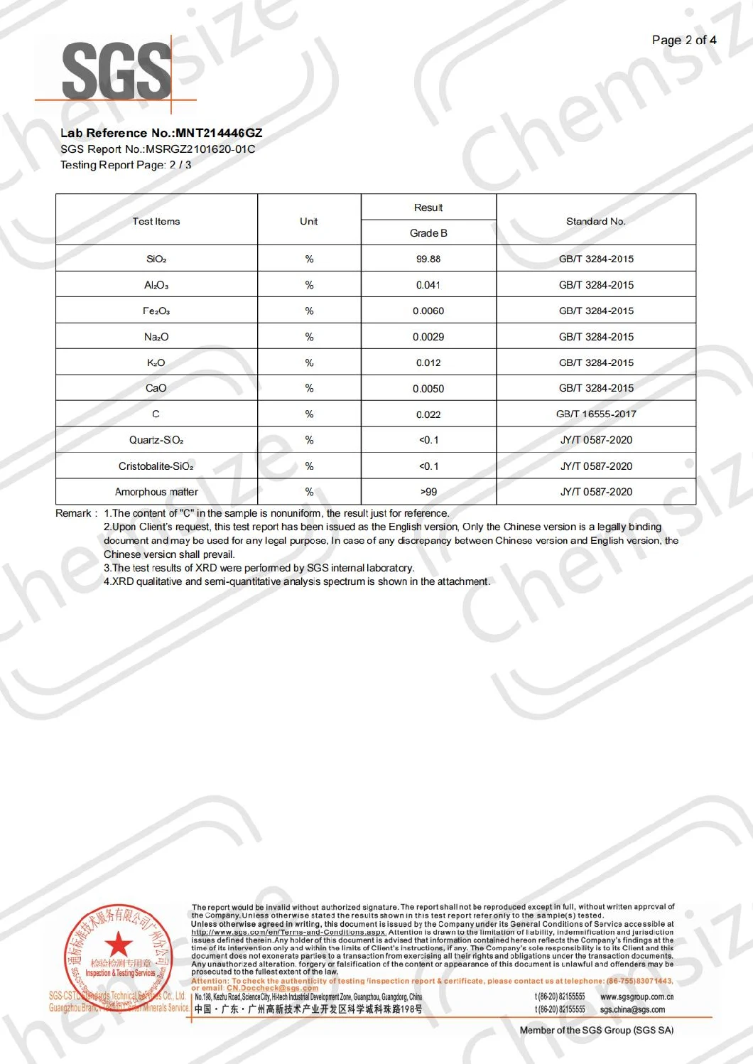 2023 Latest Price of Fused Silica Coarse and Fine Aggregates From Factory